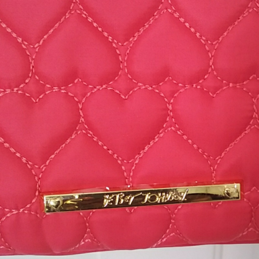 Betsey Johnson Large 3 Compartment Tote - Picture 5 of 7